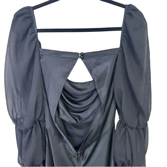 NEW For Love and Lemons Mini Willow Dress Black Size Small - Picture 9 of 13